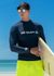 [69SLAM] Men's Navy Body Correction Rash Guard_Top,  Men' Swimming Top